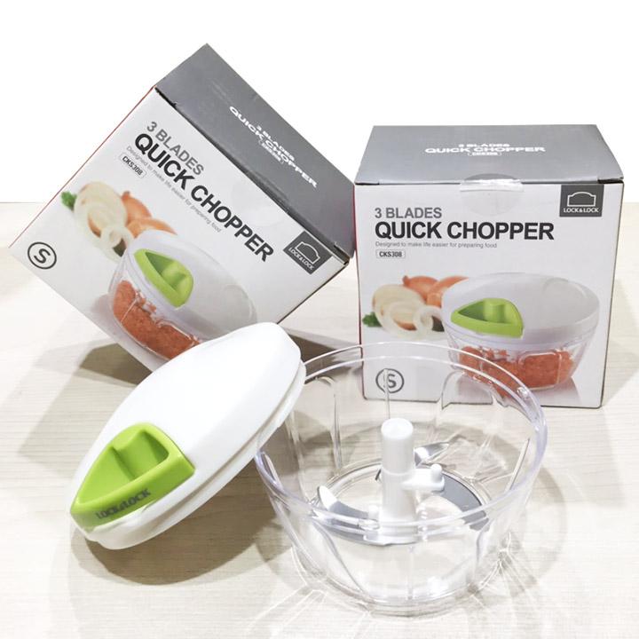 [HCM]Dụng cụ băm rau củ quả Lock&Lock Quick Chopper CKS302