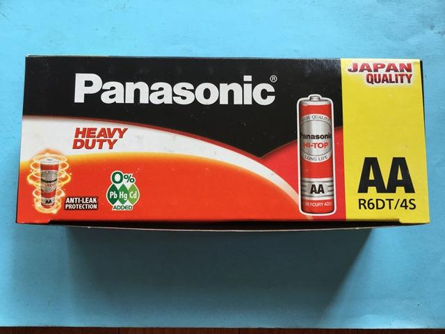 Pin aa panasonic r6dt/4s hi-top / pin tiểu đỏ panasonic hộp