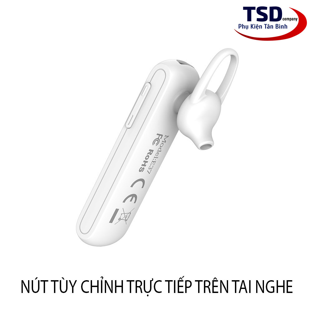 Tai Nghe Bluetooth Hoco E37 Chính Hãng Kết Nối Cùng Lúc 2 Điện Thoại
