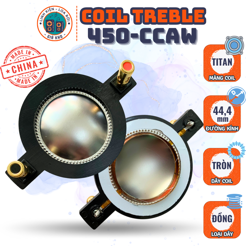 Coil Loa Treble 450 CCAW - Titanium - Made in China