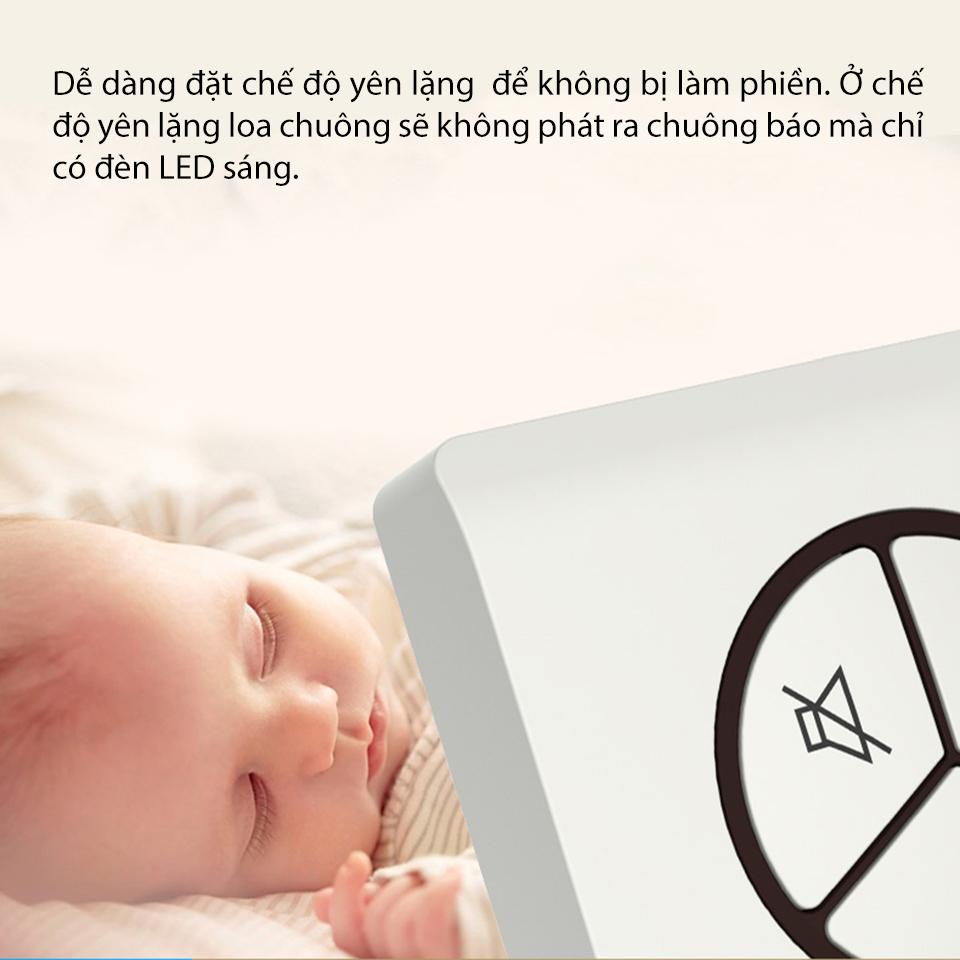 Chuông không dây không dùng pin chống nước LINPTECH LP100SW