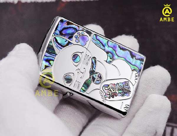 Bật lửa Zippo Mèo Thần Tài ZJP011