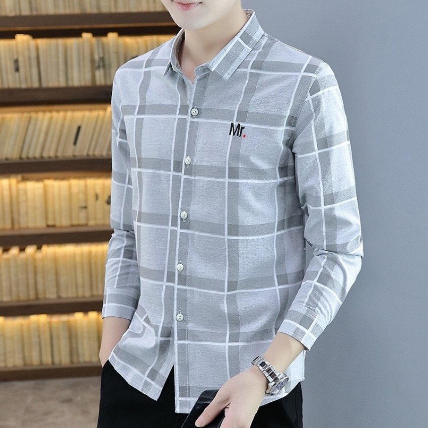 Áo sơ mi nam dài tay Poniva caro Mã A258 Thời trang ARIC-MEN LUXURY SHOP Kiểu dáng hiện đại, nam tính Chất áo lên form cực chuẩn