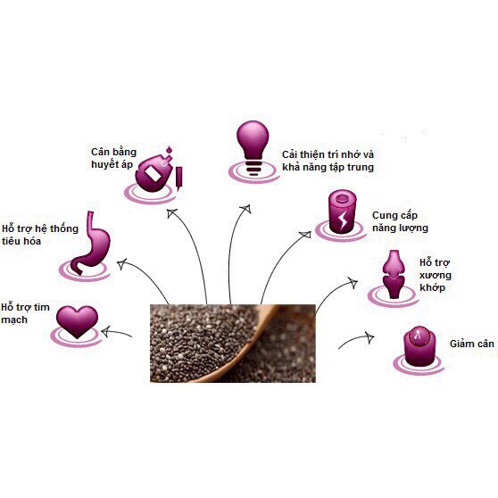 HẠT CHIA ĐEN - ÚC 500GR - chưng yến - nấu chè - nấu sâm