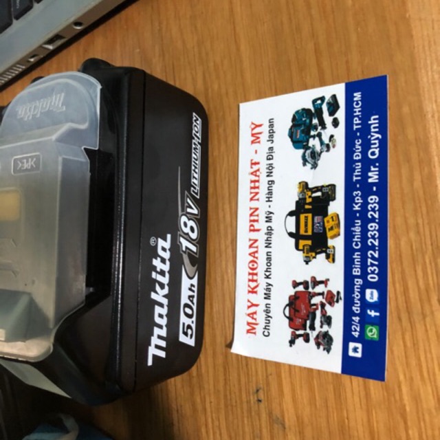 [HCM]Pin makita 18 v 5ah mới