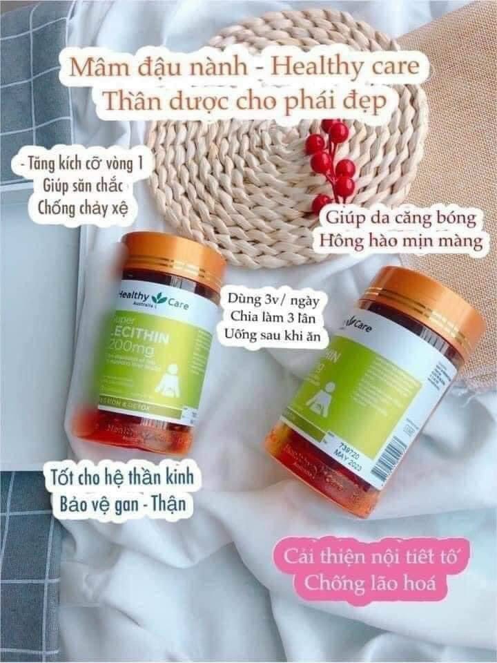 MẦM ĐẬU NÀNH ÚC HEALTHY CARE (100 viên)