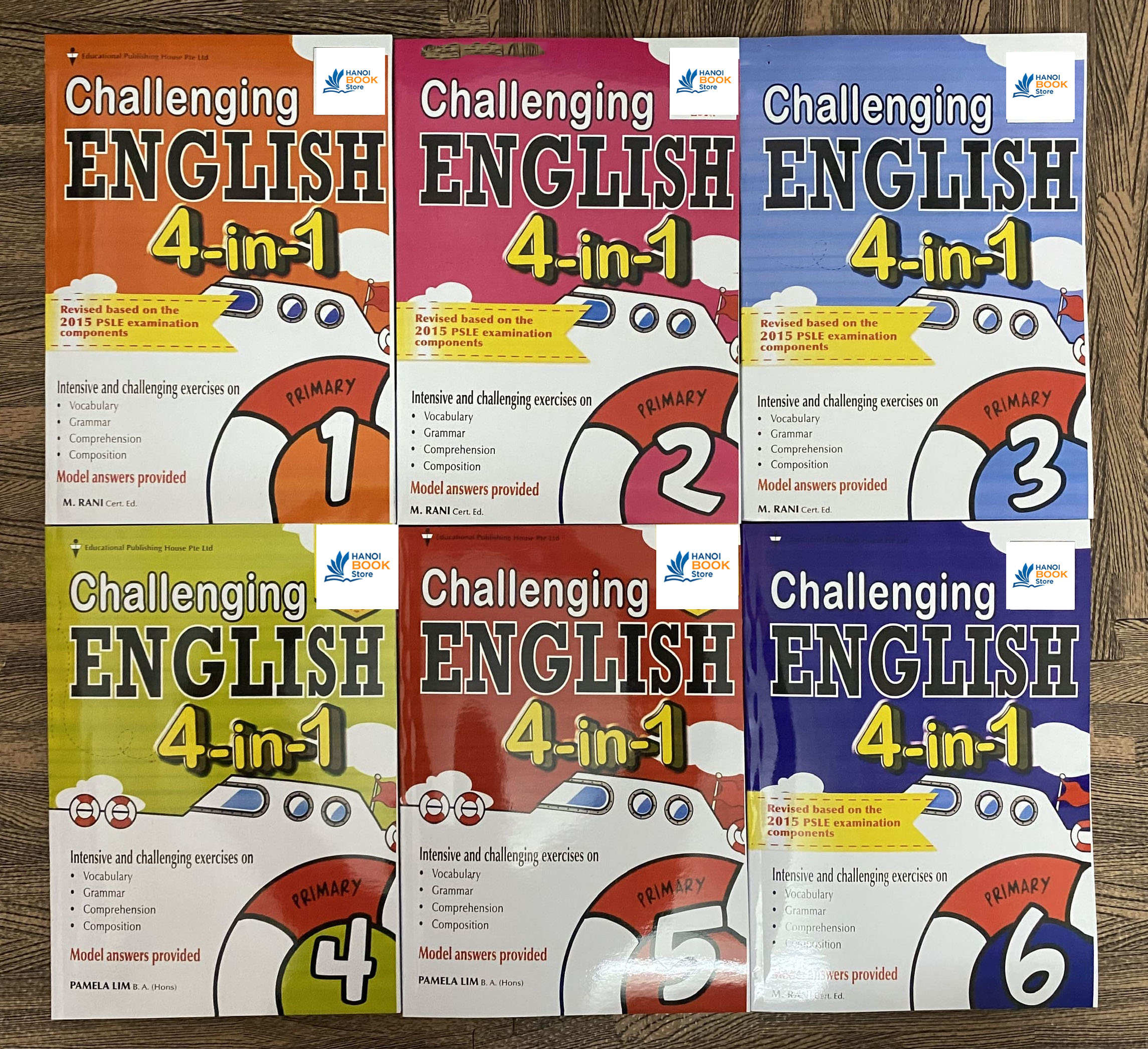 Challenging in English 4-in-1 bộ 6 cuốn - Hanoi bookstore