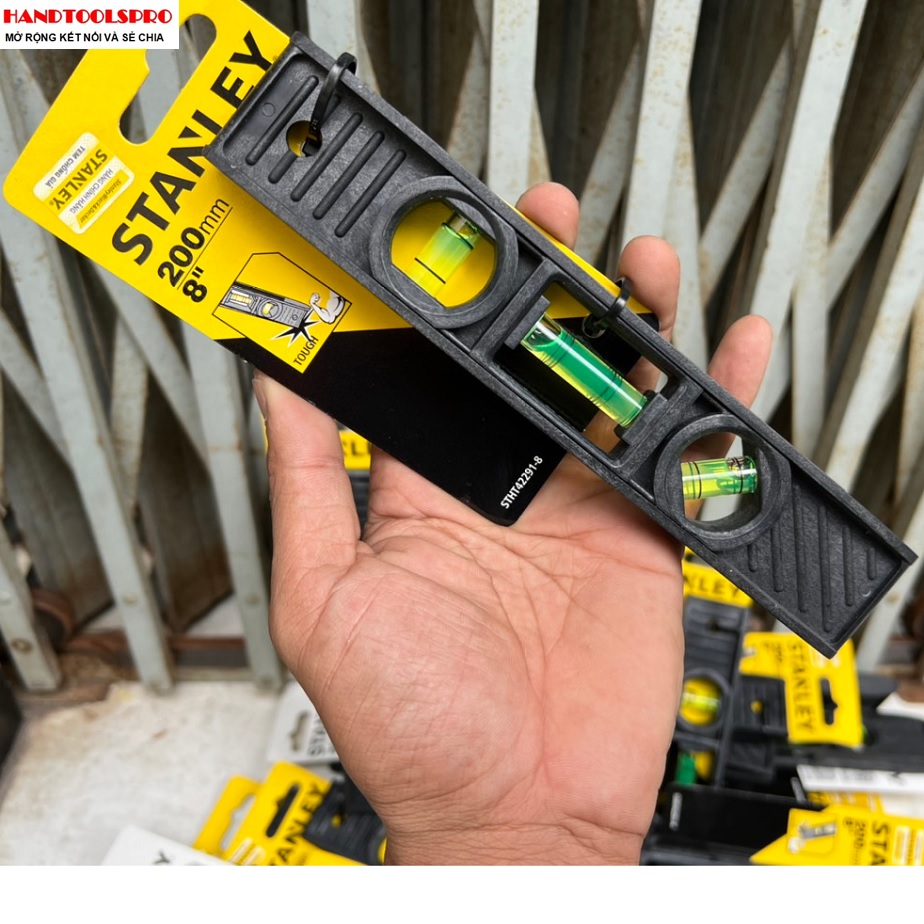 8” thước thủy từ tính stanley 42-291