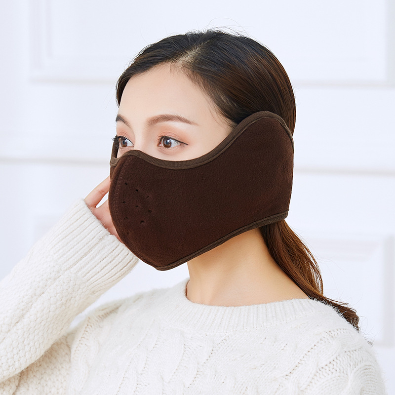 Khẩu trang ninja vải nỉ che kín tai dễ thở chống gió lạnh mùa đông thích hợp cả nam và nữ Masks Ninja fleece fabric covered ear breathable anti-wind cold winter suitable both men and female
