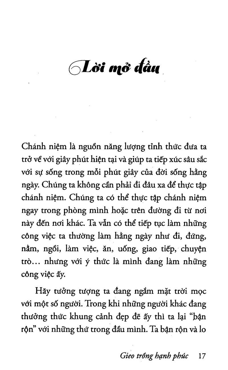 Gieo Trồng Hạnh Phúc - Thích Nhất Hạnh