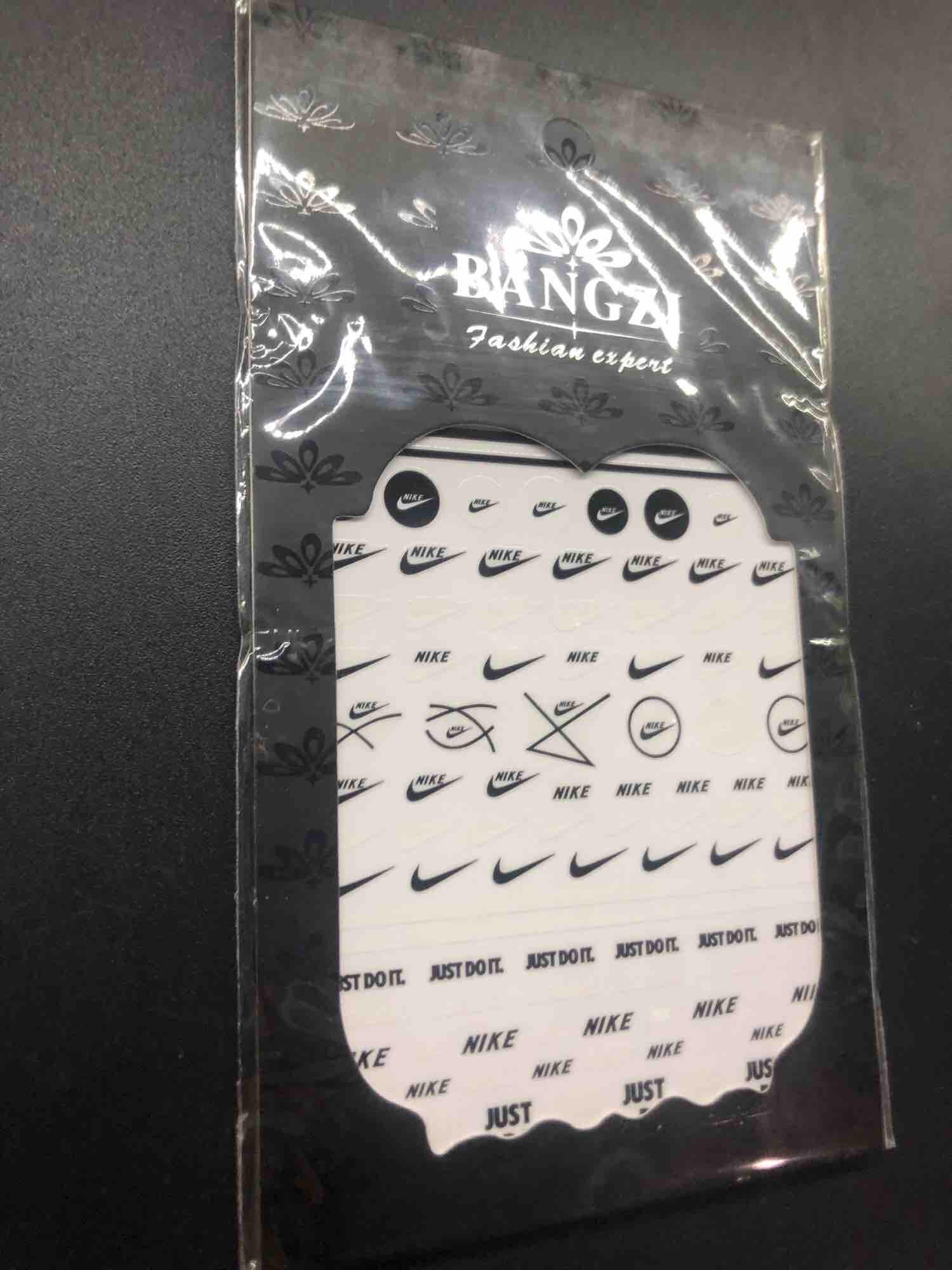 Sticker dán móng mẫu tên thương hiệu