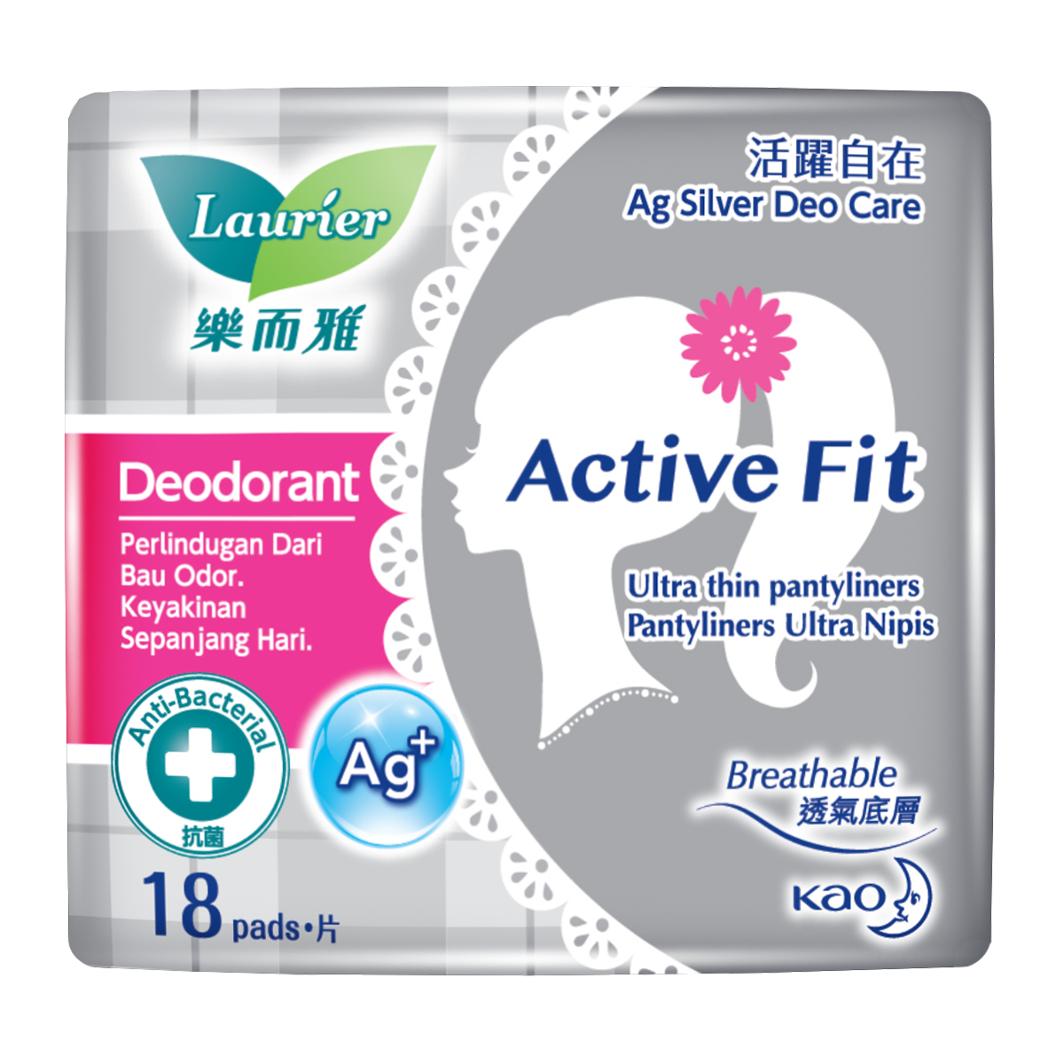 BVS Laurier Active Fit Hàng Ngày 20 Miếng Nhập Khẩu Nhật Bản