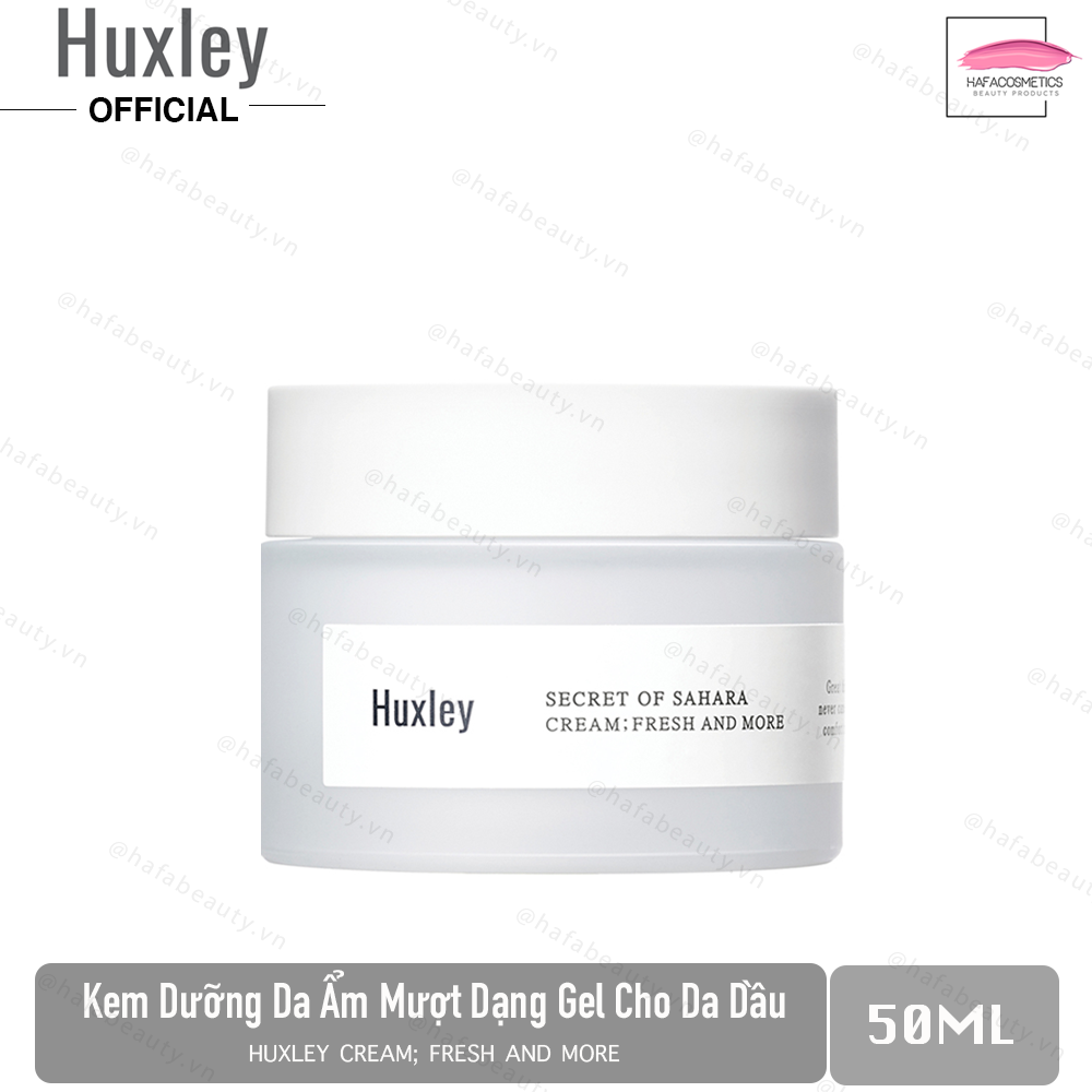 Kem dưỡng da ẩm mượt dạng gel Huxley Cream Fresh and More 50ml