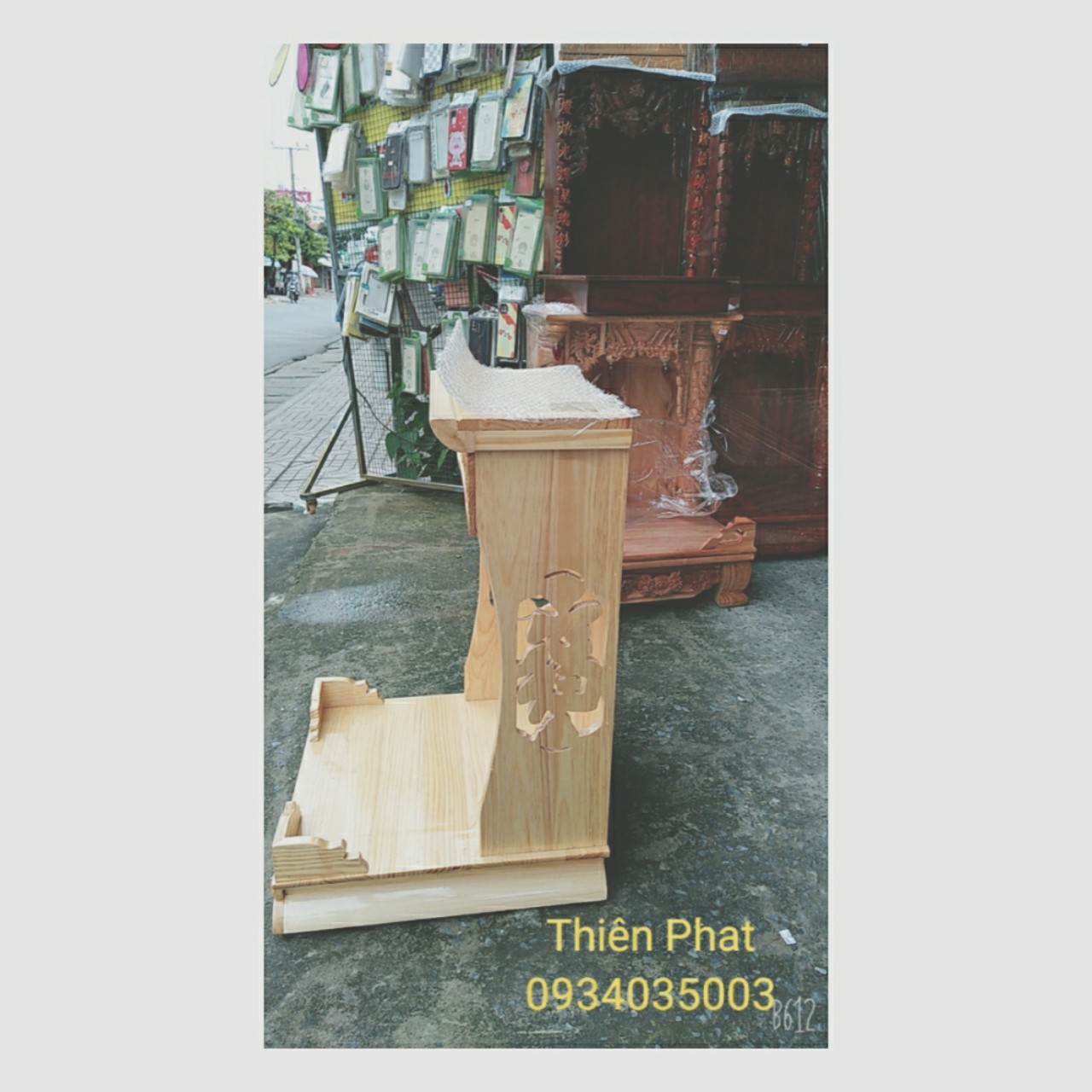 BÀN THỜ ÔNG ĐỊA 40X60 GỔ PƠ MU
