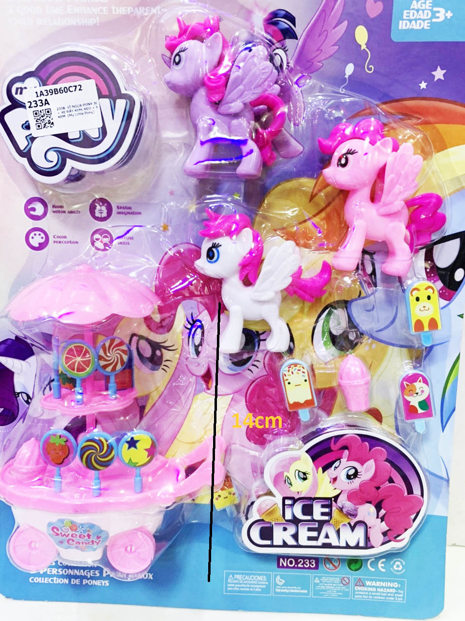 [HCM]Xe đẩy bán kem kẹo ngựa pony