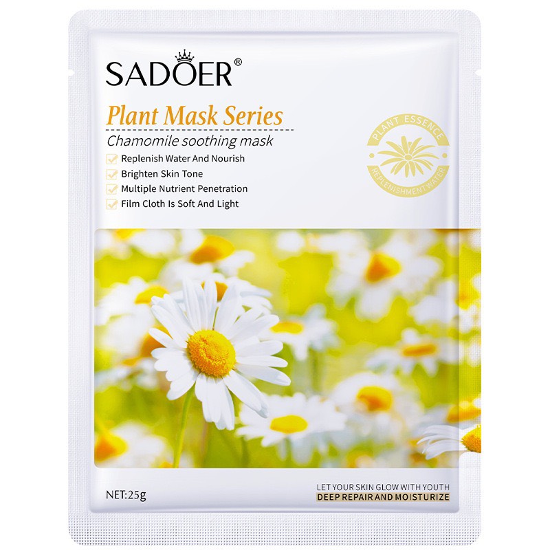 [hcm] Combo 8 miếng mặt nạ dưỡng da cấp ẩm trái cây  SADOER