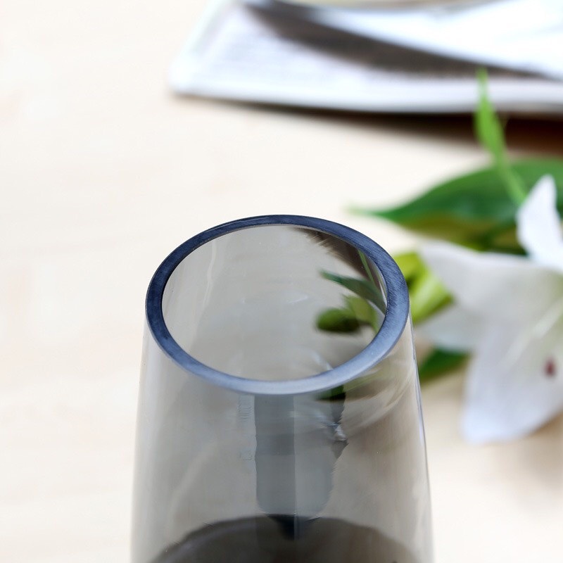 Bình hoa thuỷ tinh đơn giản decor sang trọng