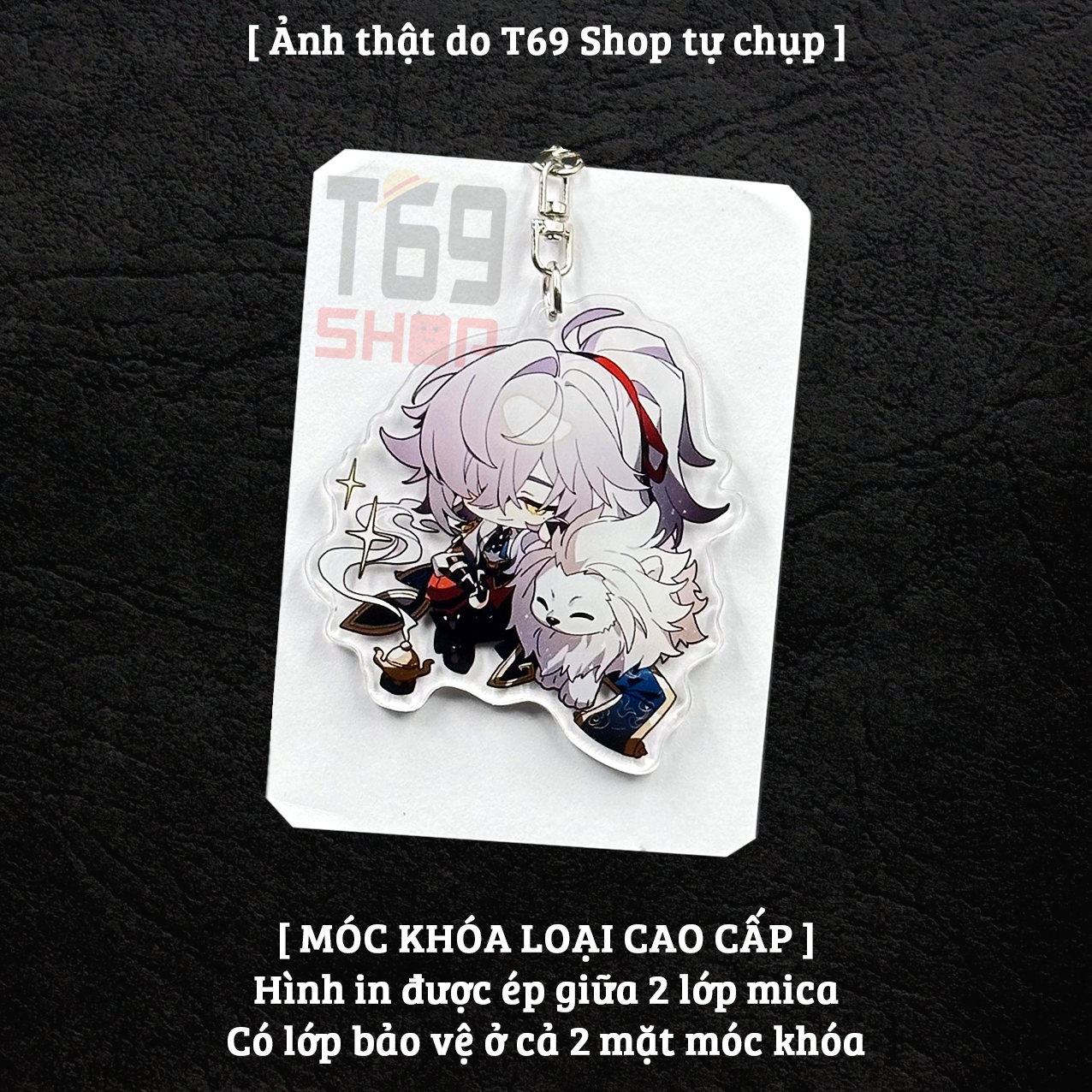 [63 mẫu] Móc khóa mica game Honkai: Star Rail - Cute ver 2 (Loại cao cấp - Hình in ép giữa 2 mặt mica) [T69 Shop]