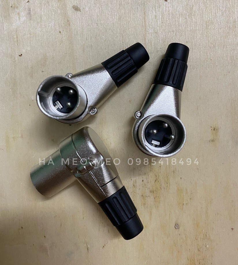 Jack canon cong chữ L - jack đực  giá 1 chiếc