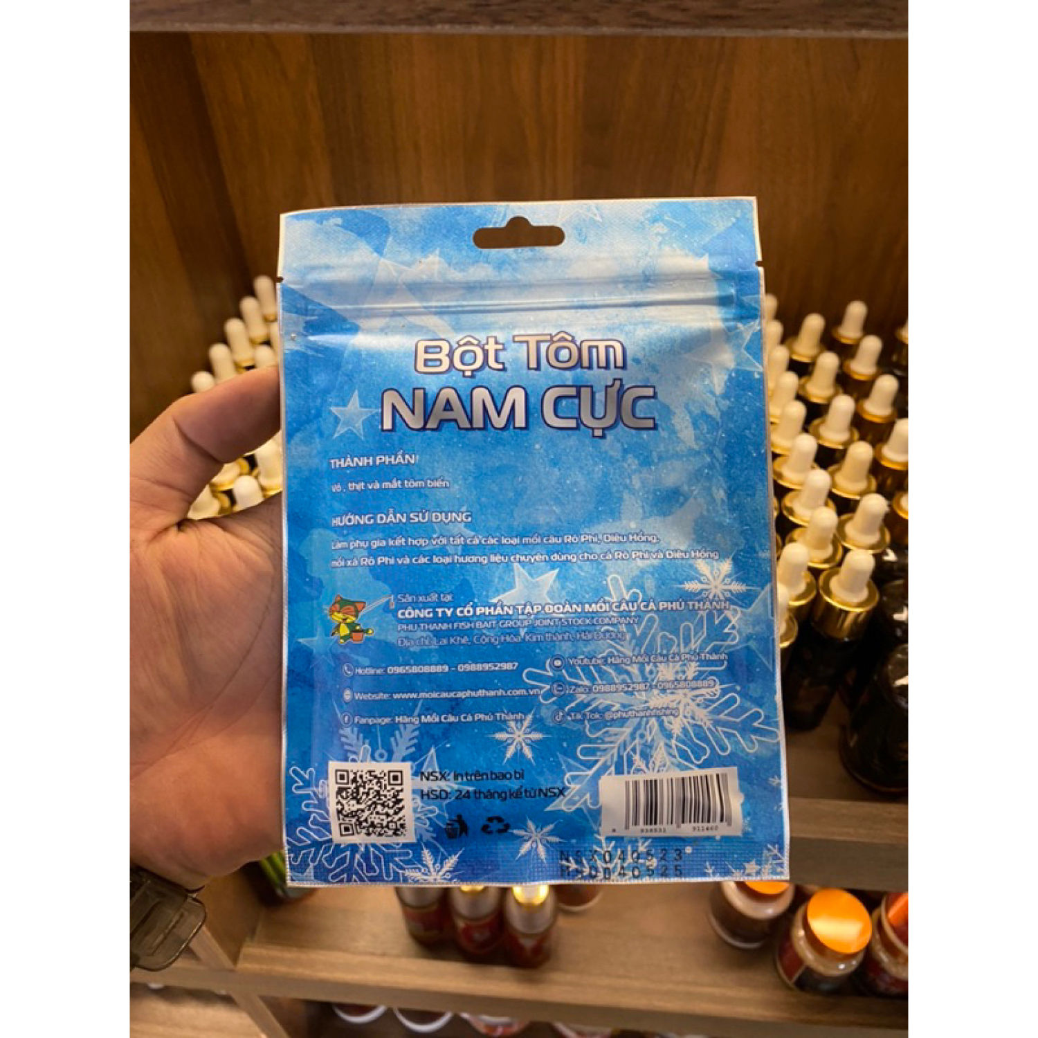 Bột Tôm Nam Cực - Bột Tôm Thơm Tanh Phú Thành 50g