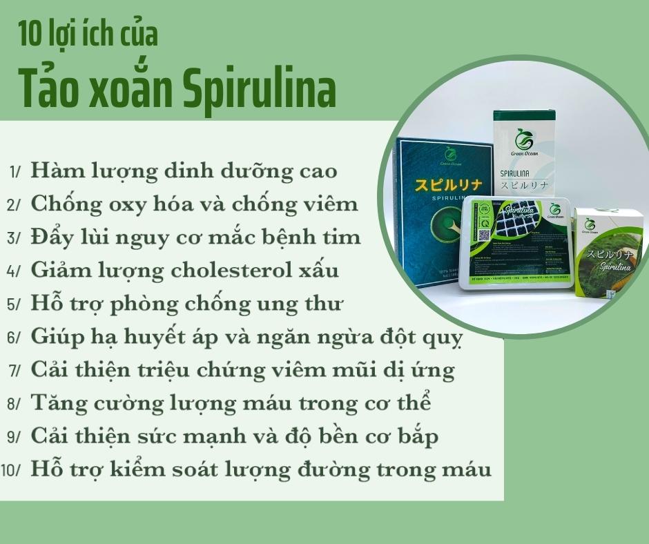 Bột tảo xoắn Spirulina 500g
