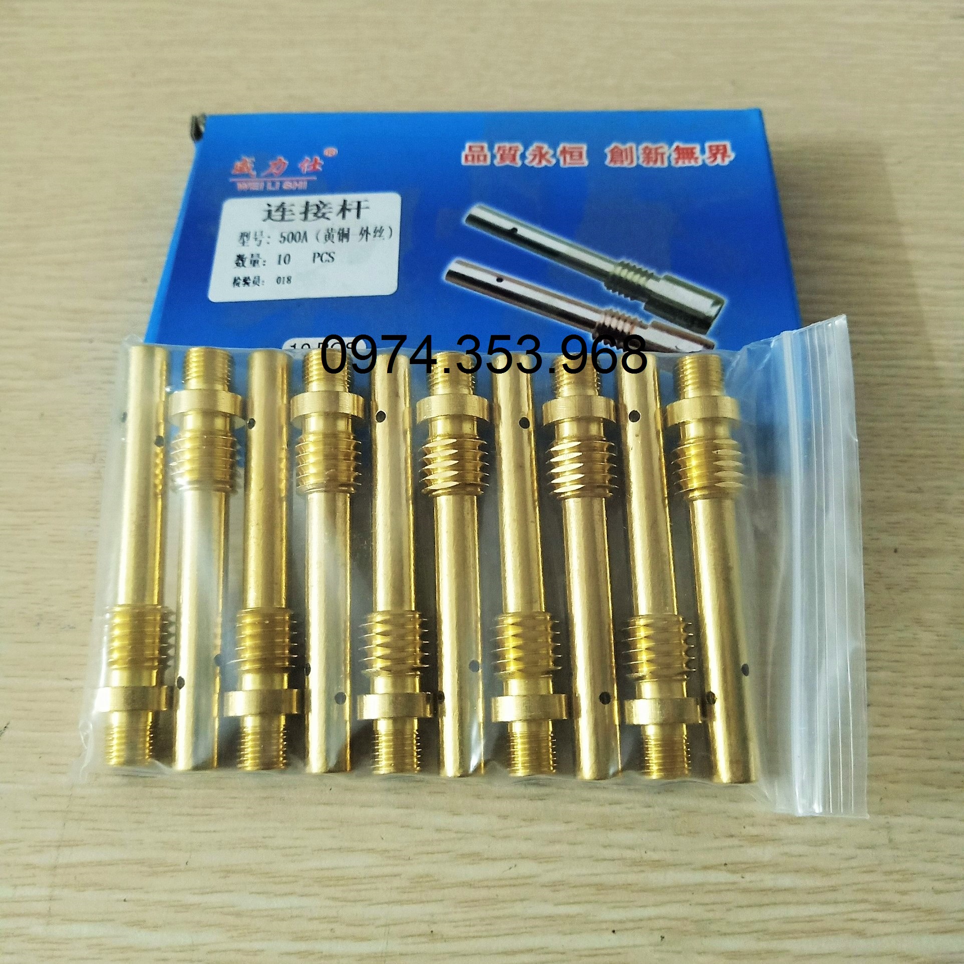 Nối bép mỏ hàn mig 500A đồng thau