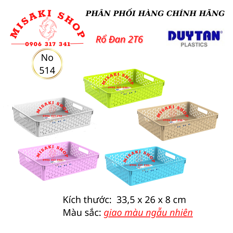 [HCM]Combo 05 Rổ Đan 2T6 DT514 Duy Tân | MISAKISHOP
