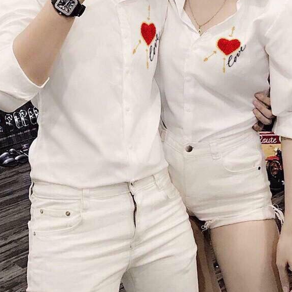 Áo Sơ Mi Cặp Nam Nữ Thời Trang Cao Cấp AOC5