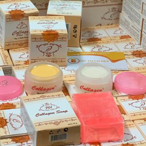 kem tri nám trắng da Collagen Plus Vit E Thái Lan