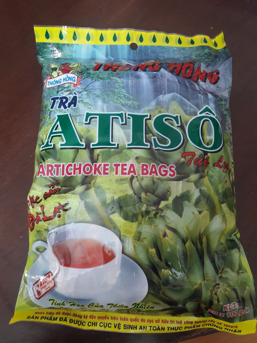 Trà Atiso Thông Hồng túi lọc 100 gói