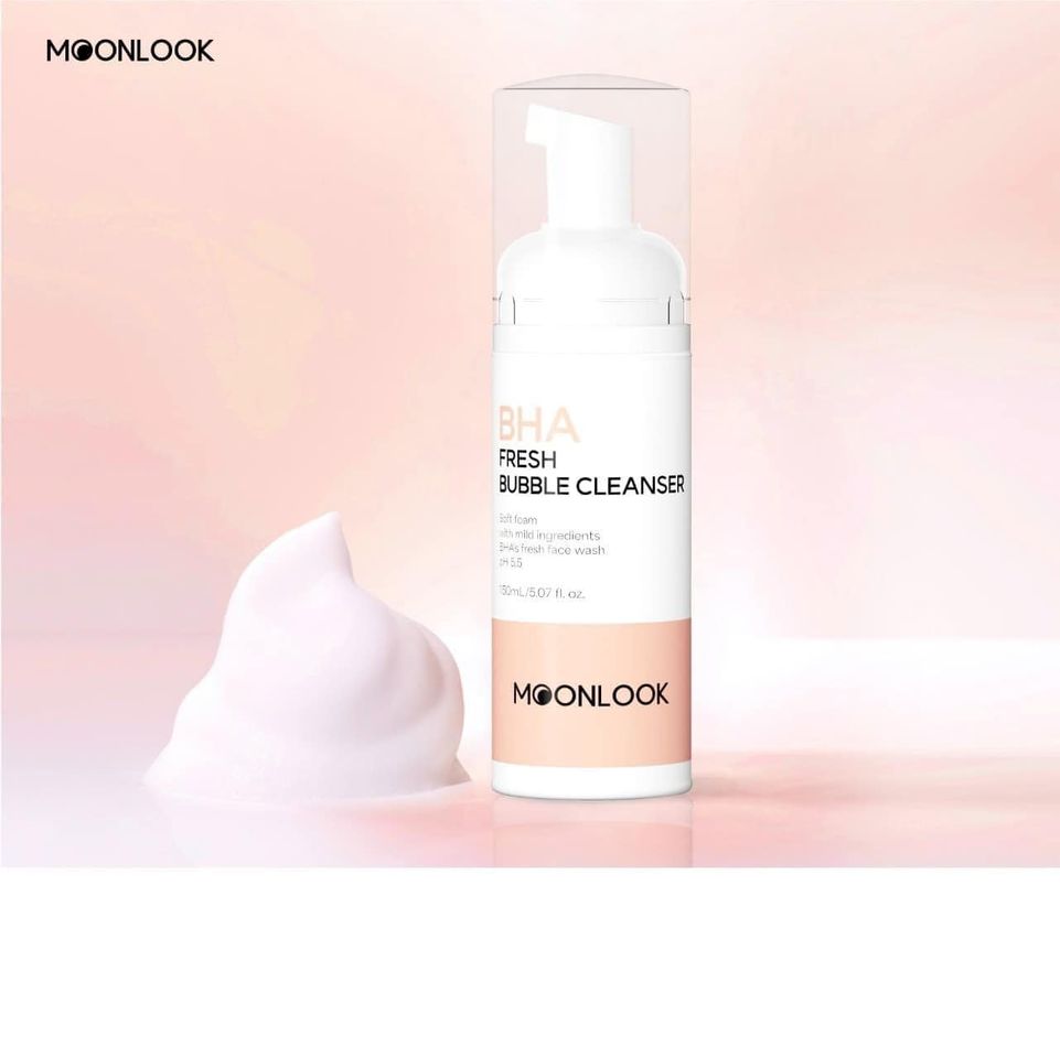 Sữa rửa mặt tạo bọt Moonlook 150ml