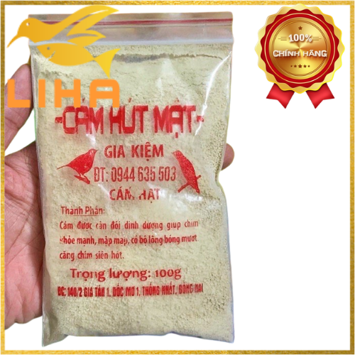 Cám Hút Mật Gia Kiệm Bột 100gr - Thức Ăn Chim Hút Mật
