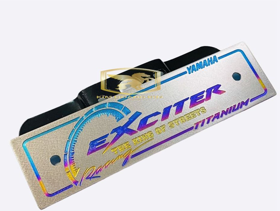 Bảng tên TITANIUM 3D dành cho EXCITER (100% TITAN)