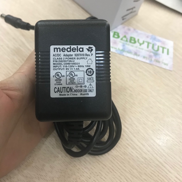 Adapter chính hãng medela điện 110v