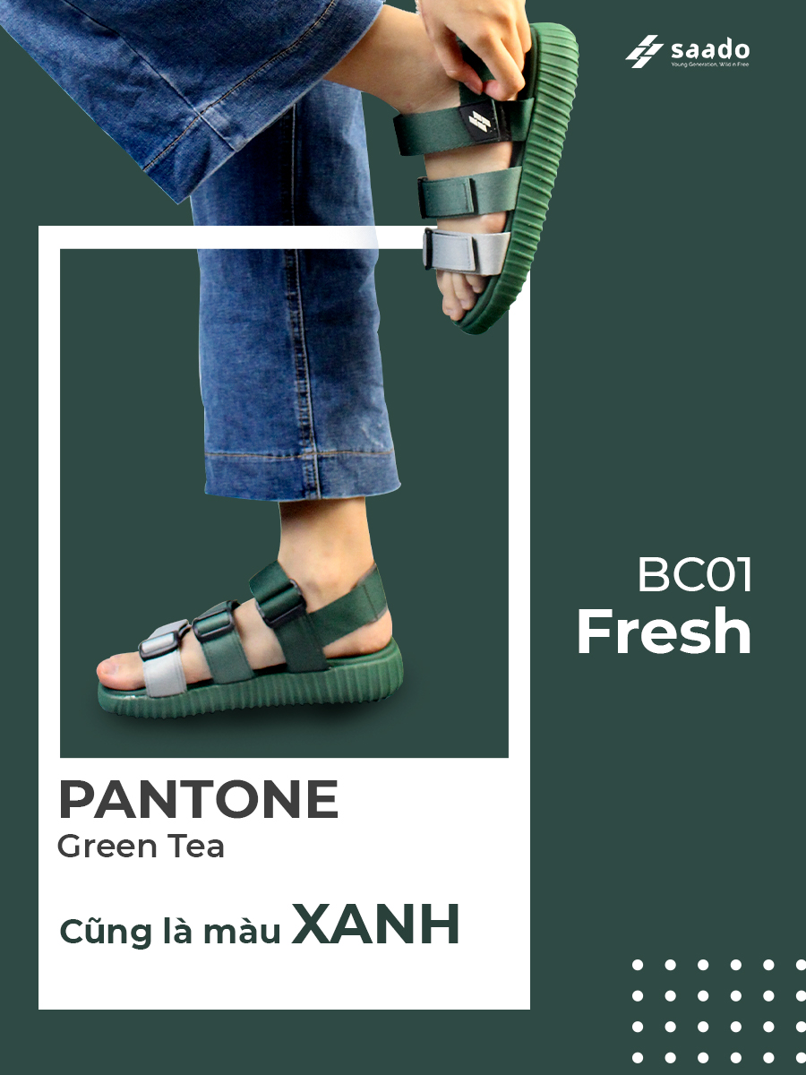 [HCM]Giày Sandal Saado Nữ Fresh BC01