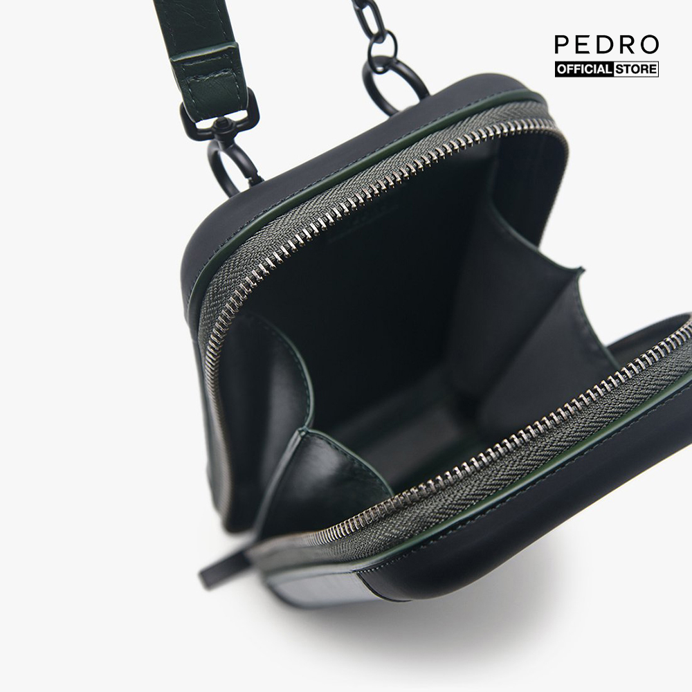 PEDRO MEN Mixed Material Dressy Sling Bag PM2-26500001