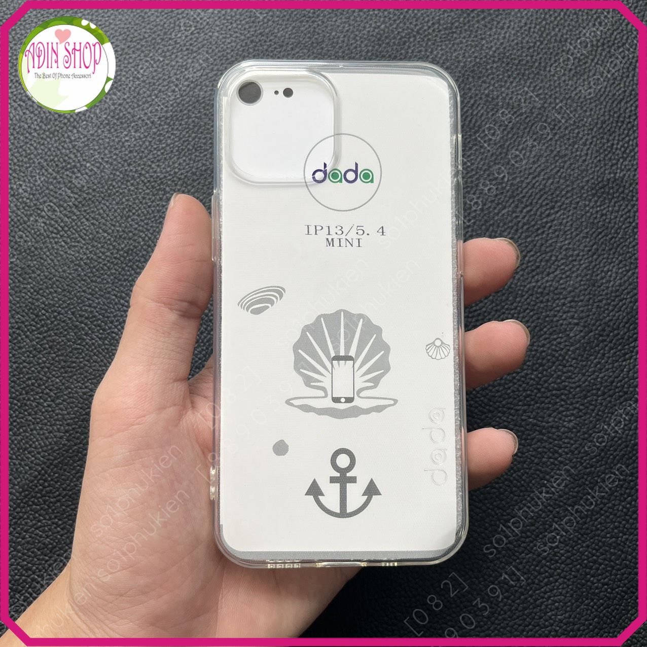 Ốp lưng Iphone 13 mini dẻo trong viền cam gồ/ không gồ cao cấp, bền đẹp