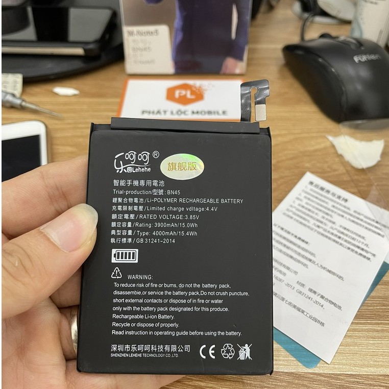 Pin Lehehe Xiaomi Redmi Note 5/ Note 5 Pro Bn45 Chất Lượng