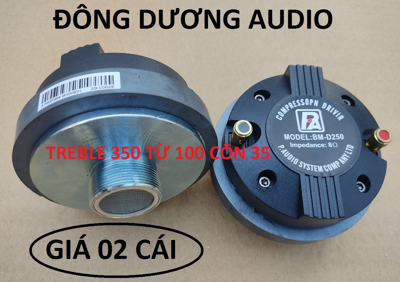 TREBLE 350 PAUDIO TỪ 100 REN XOÁY - GIÁ HAI LOA