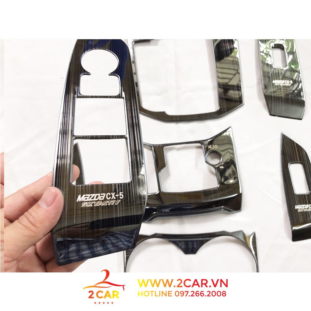 Ốp nội thất mazda cx5 2018-2019 titan