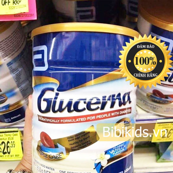 Sữa Glucerna của Úc dành cho người tiểu đường ( Sữa bột Glucena 850g )