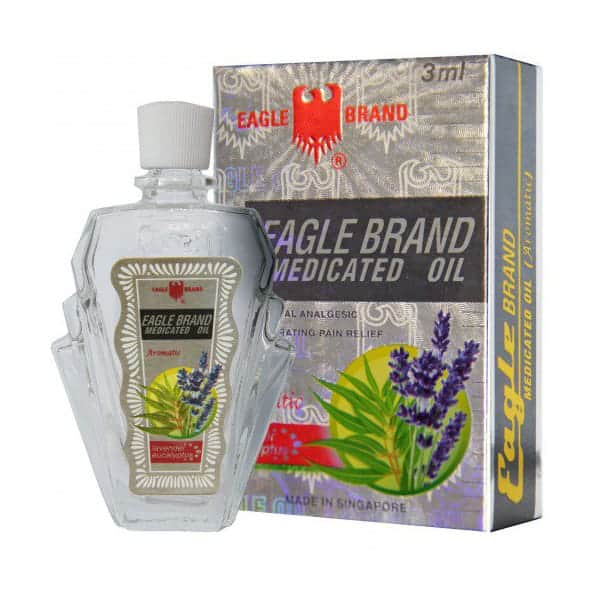 [HCM]Dầu Gió Trắng 2 Nắp [Lavender] Eagle Brand [Mỹ] 24ML
