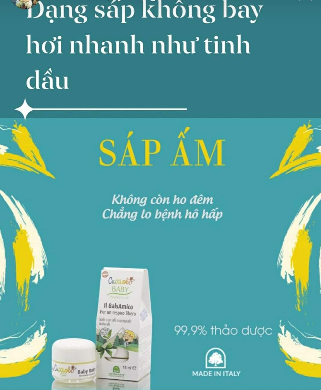 Sáp giữ ấm Baby Balm Cucciolo