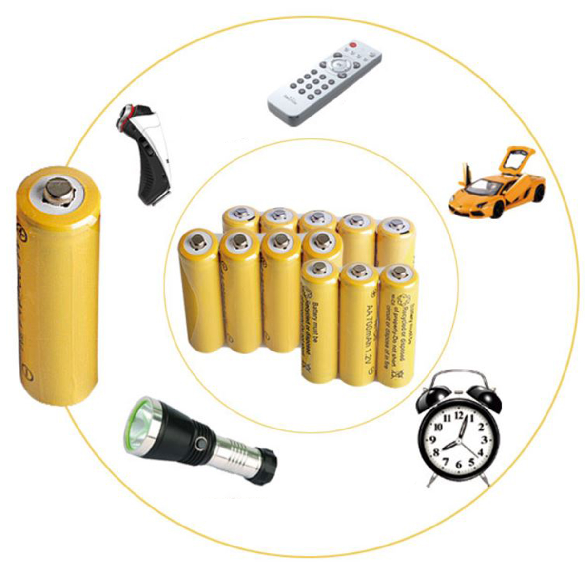 Vỉ pin sạc 04 viên AA 700mAh