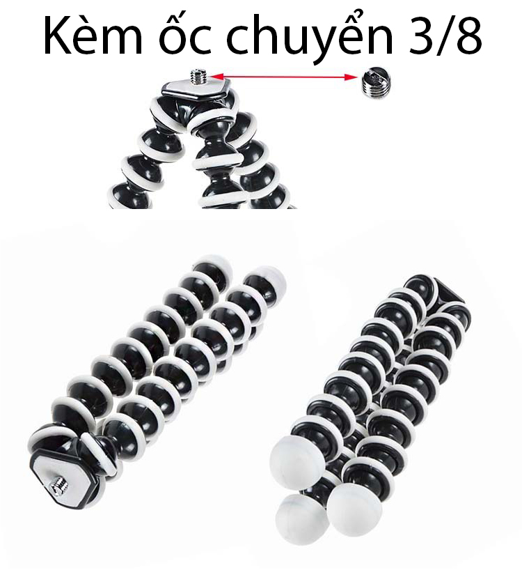 [HCM]Chân máy ảnh- Tripod bạch tuộc loại lớn