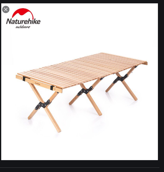 Bàn xếp gỗ naturehike nh19jj009 size to