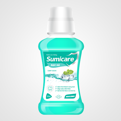 Nước súc miệng Sumicare 500ml (bạc hà/ trà xanh)