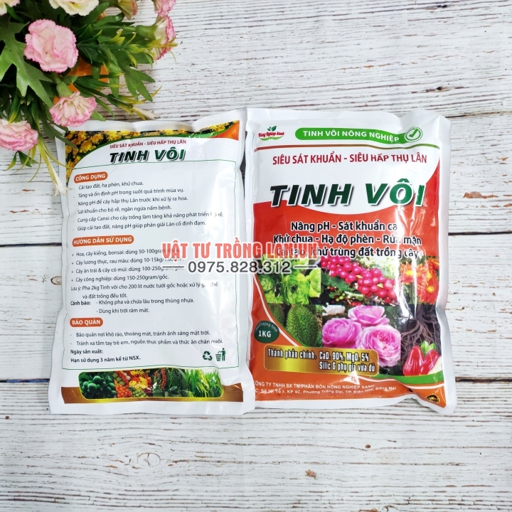 Vôi bột khử trùng sát khuẩn gói 1kg