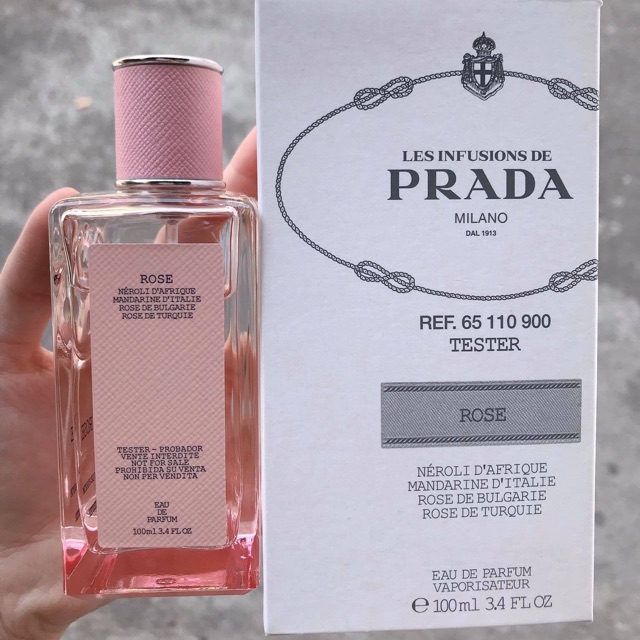 Supperstarvn® nước hoa nữ Prada Infusion Milano Rose Edp (100ml tester),  sản phẩm tốt, chất lượng cao, cam kết như hình, độ bề cao 