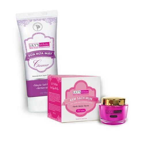 [HCM]ComBo Mụn Thâm Lily’s White Thể nặng